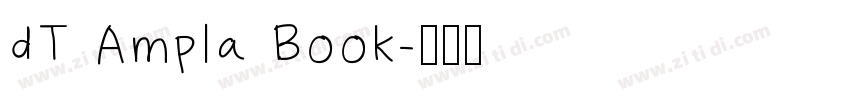 dT Ampla Book字体转换